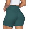 imageSunzel No Front Seam High Waist Biker Shorts for Women Squat Proof Yoga Workout Gym Bike ShortsForest Green