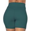 imageSunzel No Front Seam High Waist Biker Shorts for Women Squat Proof Yoga Workout Gym Bike ShortsForest Green