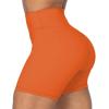 imageSunzel No Front Seam High Waist Biker Shorts for Women Squat Proof Yoga Workout Gym Bike ShortsOrange