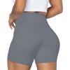 imageSunzel No Front Seam High Waist Biker Shorts for Women Squat Proof Yoga Workout Gym Bike ShortsPoppy Sead