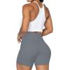 imageSunzel No Front Seam High Waist Biker Shorts for Women Squat Proof Yoga Workout Gym Bike ShortsPoppy Sead