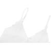 imageSunzel Tank Top for Women V Neck Seamless Ribbed Crop Camisole with RufflesWhite