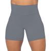 imageSunzel No Front Seam High Waist Biker Shorts for Women Squat Proof Yoga Workout Gym Bike ShortsPoppy Sead