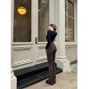 imageSunzel Long Sleeve Fitted Basic T Shirts for Women Crew Neck Basic Tee Cute Trendy Fall Crop Going Out Tops Tight TeesBlack