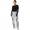 imageSunzel Long Sleeve Shirts for Women Womens Off The Shoulder TopsSlim Fit Double Lined Top with Boat NeckBlack