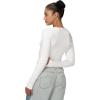 imageSunzel Long Sleeve T Shirts for Women with Crew Neck Double Lined Tops Slim Fit Basic Tee Casual Undershirt OutfitsWhite