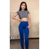 imageSunzel Scrunch Butt Lifting Leggings for Women High Waisted Seamless Workout Leggings Gym Yoga PantsClassic Blue