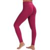 imageSunzel Scrunch Butt Lifting Leggings for Women High Waisted Seamless Workout Leggings Gym Yoga PantsSangria