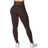 imageSunzel Scrunch Butt Lifting Leggings for Women High Waisted Seamless Workout Leggings Gym Yoga PantsSeal Brown