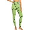 imageSunzel Scrunch Butt Lifting Leggings for Women High Waisted Seamless Workout Leggings Gym Yoga PantsTie Dye Crisp Green