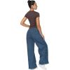 imageSunzel Short Sleeve Shirts for Women Slim Fit Double Lined T Shirt with Crew Neck Basic Summer Tops for Workout ampamp CasualSeal Brown