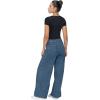imageSunzel Short Sleeve Shirts for Women Tee Square Neck Basic T Double Layer Tshrit Slim Fit Going Out TopBlack