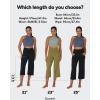 imageSunzel Wide Leg Capri Pants for Women with Pockets High Waisted Tummy Control Yoga Pants Flare Lounge Casual Cropped PantsGrey