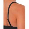 imageSunzel Womens Sports Bra Buttery Soft Adjustable Straps Padded Yoga Bra Scoop Neck Wireless Bra Crop Top for Workout GymBlack