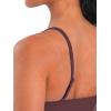 imageSunzel Womens Sports Bra Buttery Soft Adjustable Straps Padded Yoga Bra Scoop Neck Wireless Bra Crop Top for Workout GymChocolate