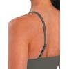 imageSunzel Womens Sports Bra Buttery Soft Adjustable Straps Padded Yoga Bra Scoop Neck Wireless Bra Crop Top for Workout GymForest Night