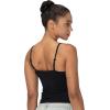 imageSunzel Womens Tops Sexy V Neck Camisole with Spaghetti Straps Double Lined Trendy Basic Tank for Fall Going OutBlack