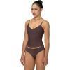 imageSunzel Womens Tops Sexy V Neck Camisole with Spaghetti Straps Double Lined Trendy Basic Tank for Fall Going OutSeal Brown