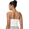 imageSunzel Womens Tops Sexy V Neck Camisole with Spaghetti Straps Double Lined Trendy Basic Tank for Fall Going OutWhite