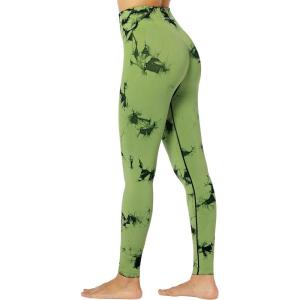 imageSunzel Scrunch Butt Lifting Leggings for Women High Waisted Seamless Workout Leggings Gym Yoga PantsTie Dye Crisp Green