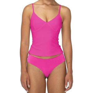 imageSunzel Womens Tops Sexy V Neck Camisole with Spaghetti Straps Double Lined Trendy Basic Tank for Fall Going OutHot Pink
