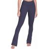 imageSunzel Butterflycra High Waist Mini Flared Leggings for Women Tummy Control Casual Flare Yoga Pants for Yoga Workout GymAsh Blue