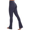 imageSunzel Butterflycra High Waist Mini Flared Leggings for Women Tummy Control Casual Flare Yoga Pants for Yoga Workout GymAsh Blue