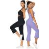 imageSunzel Butterflycra High Waist Mini Flared Leggings for Women Tummy Control Casual Flare Yoga Pants for Yoga Workout GymBlack