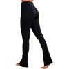imageSunzel Butterflycra High Waist Mini Flared Leggings for Women Tummy Control Casual Flare Yoga Pants for Yoga Workout GymBlack