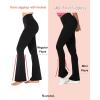 imageSunzel Butterflycra High Waist Mini Flared Leggings for Women Tummy Control Casual Flare Yoga Pants for Yoga Workout GymBlack
