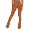 imageSunzel Butterflycra High Waist Mini Flared Leggings for Women Tummy Control Casual Flare Yoga Pants for Yoga Workout GymCaramel Cafe