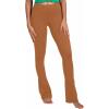 imageSunzel Butterflycra High Waist Mini Flared Leggings for Women Tummy Control Casual Flare Yoga Pants for Yoga Workout GymCaramel Cafe