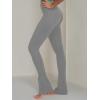 imageSunzel Butterflycra High Waist Mini Flared Leggings for Women Tummy Control Casual Flare Yoga Pants for Yoga Workout GymCharcoal Gray