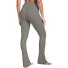 imageSunzel Butterflycra High Waist Mini Flared Leggings for Women Tummy Control Casual Flare Yoga Pants for Yoga Workout GymCharcoal Gray