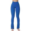 imageSunzel Butterflycra High Waist Mini Flared Leggings for Women Tummy Control Casual Flare Yoga Pants for Yoga Workout GymClassic Blue