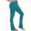imageSunzel Butterflycra High Waist Mini Flared Leggings for Women Tummy Control Casual Flare Yoga Pants for Yoga Workout GymDeep Lagoon