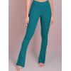 imageSunzel Butterflycra High Waist Mini Flared Leggings for Women Tummy Control Casual Flare Yoga Pants for Yoga Workout GymDeep Lagoon