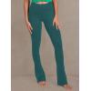 imageSunzel Butterflycra High Waist Mini Flared Leggings for Women Tummy Control Casual Flare Yoga Pants for Yoga Workout GymForest Green