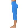 imageSunzel Butterflycra High Waist Mini Flared Leggings for Women Tummy Control Casual Flare Yoga Pants for Yoga Workout GymFrench Blue