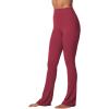 imageSunzel Butterflycra High Waist Mini Flared Leggings for Women Tummy Control Casual Flare Yoga Pants for Yoga Workout GymKaranda Red