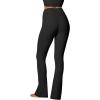 imageSunzel Butterflycra High Waist Mini Flared Leggings for Women Tummy Control Casual Flare Yoga Pants for Yoga Workout GymMidnight