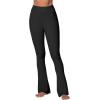 imageSunzel Butterflycra High Waist Mini Flared Leggings for Women Tummy Control Casual Flare Yoga Pants for Yoga Workout GymMidnight