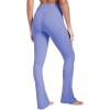 imageSunzel Butterflycra High Waist Mini Flared Leggings for Women Tummy Control Casual Flare Yoga Pants for Yoga Workout GymPeriwinkle