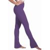 imageSunzel Butterflycra High Waist Mini Flared Leggings for Women Tummy Control Casual Flare Yoga Pants for Yoga Workout GymPurple