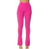 imageSunzel Butterflycra High Waist Mini Flared Leggings for Women Tummy Control Casual Flare Yoga Pants for Yoga Workout GymSonic Pink