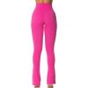 imageSunzel Butterflycra High Waist Mini Flared Leggings for Women Tummy Control Casual Flare Yoga Pants for Yoga Workout GymSonic Pink