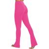 imageSunzel Butterflycra High Waist Mini Flared Leggings for Women Tummy Control Casual Flare Yoga Pants for Yoga Workout GymSonic Pink