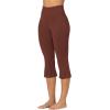 imageSunzel Butterflycra High Waist Mini Flared Leggings for Women Tummy Control Casual Flare Yoga Pants for Yoga Workout GymWine Red