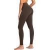 imageSunzel Buttery Soft Leggings for Women Tummy Control Butt Lifting Tights Compression Yoga Pants with Pocket 26 Seal Brown