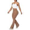 imageSunzel Flare Leggings Crossover Yoga Pants with Tummy Control HighWaisted and Wide LegCoca Moncha
